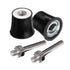 YAKAMOZ 2Pcs 1-Inch 1/4" Sanding Pad Roll Lock Disc Holder Quick Change Roll Lock Sanding Discs Polishing Pads Holding