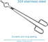 stonylab Crucible Tongs, 16 Inch Stainless Steel Laboratory Tongs for Securely Gripping