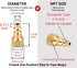 Air Hose Fittings and Quick Connect Air Fittings, 1/4 Inch NPT Brass Female Male Air Coupler Plug (13 Piece)