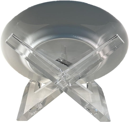Modern Solid Acrylic Cross Back Book / Plate Easel Display Stand (Item #062772)