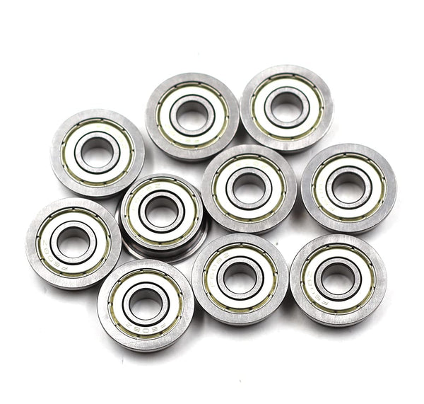 10pcs Flange Ball Bearing F608ZZ - 8x22x7 mm Metric Flanged Mini Ball Bearings