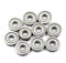 10pcs Flange Ball Bearing F608ZZ - 8x22x7 mm Metric Flanged Mini Ball Bearings