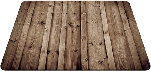 Rustic Wood Gaming Mousepad, Vintage Knotty Wood Mouse Pad for Computer Desk, 9.5 x 7.9 Inch