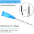 100 Pack 23G 1 Inch Lab Needles, Disposable Luer Lock Sterile Supplies