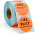 L LIKED 500 Pcs Use First Circle Removable Labels - 1.5 Inch
