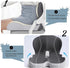 ELLNS Memory Foam Seat Cushion with Lumbar Support,Seat Cushion,Ergonomic, Breathable Mesh&Removable CoverWaist and Hip
