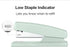 Deli Desktop Stapler, Office Stapler with 640 Staples, 25 Sheet Capacity, Green
