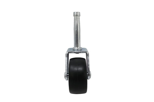 Shepherd Hardware 9557 1-1/4-Inch Plastic Stem Casters, 4-Pack, Black