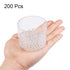 uxcell 7mm Solid Round Clear Glass Ball Boiling Stones, Soda Lime Glass Beads, 200pcs