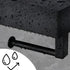 WeiLingBo Toilet Paper Holder with Shelf, Wipe Holder Flushable Wipes Dispenser, Toilet Paper Roll Dispenser with Lid