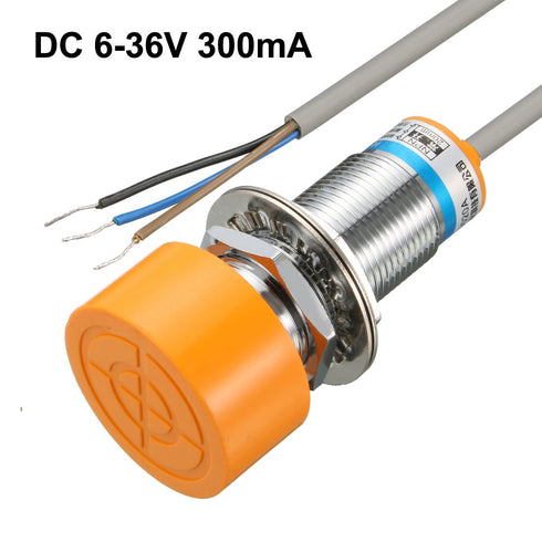 uxcell 20mm Inductive Proximity Sensor Switch Detector NPN NO DC 6-36V for 3D Printer Probe Bed Leveling