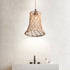 Bulb Woven Paper Rope Lamp Shade Pendant Light Cover Guard Decorative Retro Rustic Boho Lampshade for Home Living Room