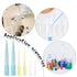 1500PCS Laboratory Universal Pipette Tips, 3 Sizes, Plastic Liquid Tips 10ul 200ul 1000ul