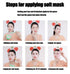 OHEETU 100PCS (11.8 9.8 Inch) White Pre-Cut Gauze Face Masks Soft Net Facial Pads DIY Skin Care for Spa Salon x