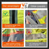 2 AYKRM Heavy Woven cotton High Vis Reflective work construction safety vest for men Class with ipad Cargo Pockets