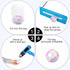 200 pcs 6X6 inch Bath Bomb Heat Shrink Wrap Bags - Round PVC Wrappers for Bath Bombs, Soaps, Cookies, DIY Crafts