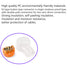 SINCODA UY Wire to Wire Connector K2 - 100PCS Waterproof Gel-Filled Orange Clear Button Telephone Wire Connectors UY2