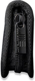 Nylon Utility Knife Pouch, Compatible with 2 Knives, Includes Polishing Cloth and Stickers, Black