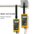 Multimeter Magnetic Hanging Strap Kit for Fluke Digital Multimeter, 1 Strap, 1 Magnetic Hanger (Black)