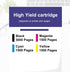 OGOUGUAN Compatible LC402XL High-Yield Ink Cartridge, 4-Pack for Brother Printers