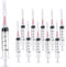 100 Pack 5ml Plastic Syringe with 18 Gauge Needle, Individually Sealed Lab Supplies