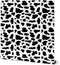 Removable Wallpaper 6ft x 2ft - Cow Print Black White Farm Animal