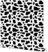 Removable Wallpaper Swatch - Cow Print Black White Farm Animal Cattle Dairy