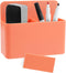 Orange Magnetic Dry Erase Marker Holder, Magnetic Pencil Cup for Whiteboard, Locker Accessories