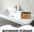 Toilet Paper Storage Basket: Toilet Paper Holder Wicker Basket - Bathroom Accessories Organizer Boho Hand Woven Rattan