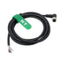 Sensor Actuator M12 A Coded 4 Pin Female L-Shape Shield Cable to Open Wire for Industrial Automation, 10m