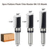 3PCS 1/2 3/4" 2", 1-1/2", 1-1/4" Pattern Flush Trim Router Bit Shank, Dia, Stable Double Bearing Guides, Top Bearing