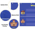 Helping Hands Classroom Attendance Chart Pocket Chart for Preschool, 36 People Cards Included