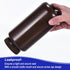 PATIKIL 4 Pcs 1000ml Reagent Bottles, PE Wide Mouth Round Bottles with Screw Cap for Lab Storage