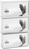 Yieach 3 Pack Acrylic Glove Holder for Wall Mount With Adhesive,No-Drill Latex Glove