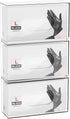 Yieach 3 Pack Acrylic Glove Holder for Wall Mount With Adhesive,No-Drill Latex Glove