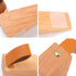 Wood Door Stopper, Solid Wooden Non-Slip Door Wedge, Sturdy Door Stopper Fit for Door Bottom Seam (0.2" - 1.3")
