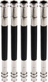 GTHER 5PCS Double Head Pencil Extender, Adjustable Lengthener with Aluminum Handle for Colored Pencils, Black