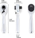 Neiko 03002A Stubby Ratchet, 1/4 Inch Ratchet Wrench and Bit Driver, 108-Tooth Reversible Mini Ratchet Wrench