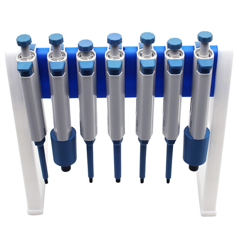 Eowpower Lab Pipettor Stand Hold, Laboratory Plastic Polymer Pipette Rack Up to 6 Pipettes