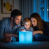 8", Dimmable 16 4 Mr.Go Rechargeable LED Color-Changing Light Cube Soothing Mood Lamp with Remote, RGB Colors Modes