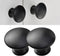 LUOOHL 12Pcs Furniture Decorative Handle Modern Stainless Steel Dressers Knob Round Bedside Cabinet Pull Round Drawer
