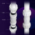 Midline Valve 582DD200 PVC Compression Coupling Pipe Fitting, 2'' White Plastic