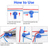 100pcs Solderless Quick Splice Snap Wire Connectors, 18-14 AWG Splice Connector, Blue Cold Pressed Insulated
