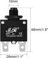 uxcell 5Pcs Thermal Overload Protector AC 125/250V 32VDC 3A Push Button Reset Circuit Breaker