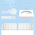 8PCS, SEISSO Anti Vibration Pads, Anti Walk & Anti Shaking Washer Vibration Pads, Noise Reducing Anti Vibration Mat