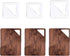 3 Pcs Triangle Cutting Board Template, 2/2.5/3 Inch Charcuterie Board Handle Template,