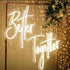 5v Ulalaza Better Together LED Neon Sign Night Light for Wall Party Dcor Bedroom Room Bar Wedding Home Birthday Art