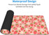 Pink Strawberry and White Flower Gaming Mouse Pad, Extended Large 31.5 x 11.8 Inch