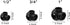 TZH 10-Pack 1" Black 4-Way Side Outlet Tee, Malleable Iron Pipe Fitting for Industrial Pipe, Furniture, DIY Decoration