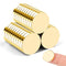 Small Strong Magnets, 30Pcs Round Neodymium Magnets, Tiny Golden Magnets for Crafts, 0.71x0.12 inches